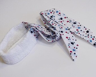 Sweatband Gel Cooler Terry Cloth Headband Neck Cooler Scarf Stay Cool Tie Head Wrap Heat Relief Gym Workout Cooling Band Patriotic iycbrand