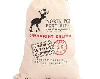 Blank santa sacks