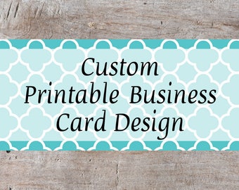 Custom Business Card, Personalized Business Card, Digital Business Card, Template Business Card, Printable Business Card, Digital Card
