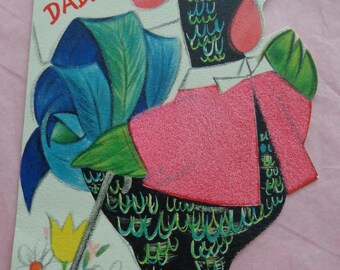Vintage 40's Hallmark Easter Card for Daddy