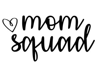 Download Mom squad svg file | Etsy