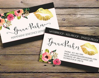 LipSense Business Cards - SeneGence International - LipSense - Distributor - Lipsense