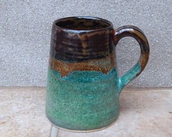Large mug beer stein tankard hand thrown stoneware handmade pottery wheelthrown ceramic coffee tea