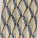 NEW Men's BILL BLASE 100% Silk Ivory with a Diamond Shaped Geometric Striped Patterin in Blue Brown and Gray Vintage Necktie Tie