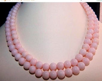 63% OFF Pink Peruvian Opal Smooth Ball Beads Round Shape 9x7.mm Approx 13"Inches 100 Percent Natural Top Quality Wholesale Price.