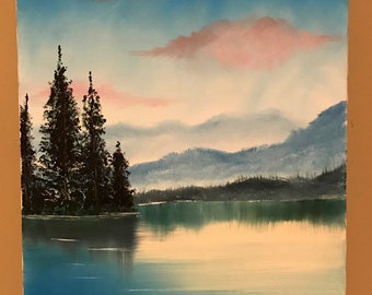 Vintage Painting on Canvas 20x16 inches