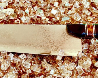 Damascus chefs knife