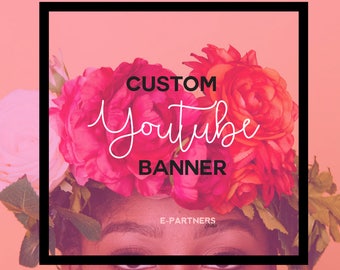 CUSTOM Marble Youtube Banner | Youtube Header | Youtube Cover | Youtube Branding - Social Media Branding