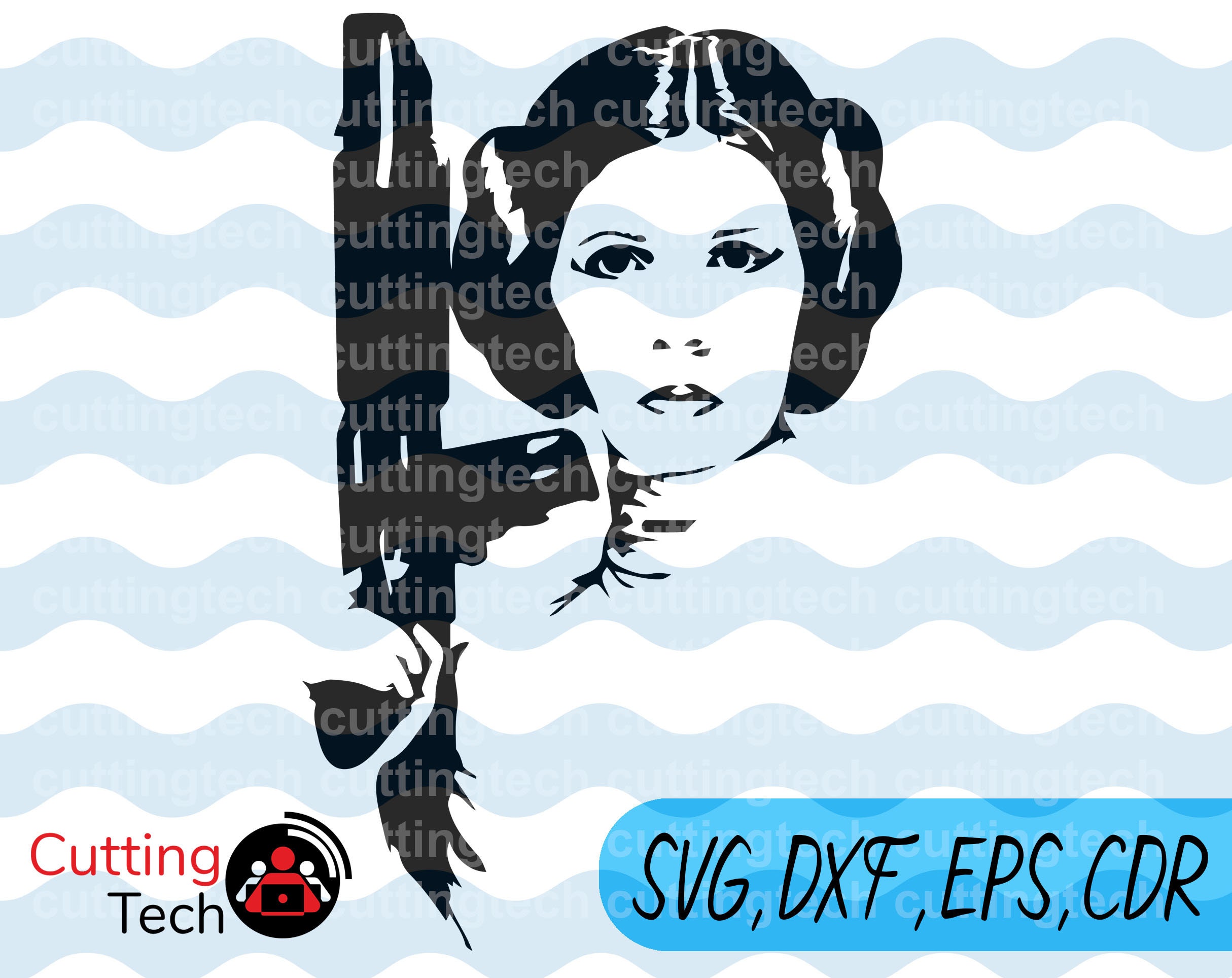 Free Free 250 Silhouette Princess Leia Svg SVG PNG EPS DXF File
