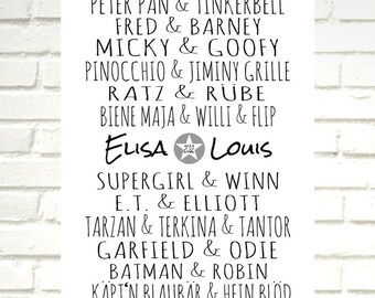 Print / Druck "DREAM COUPLE FRIENDS 8"