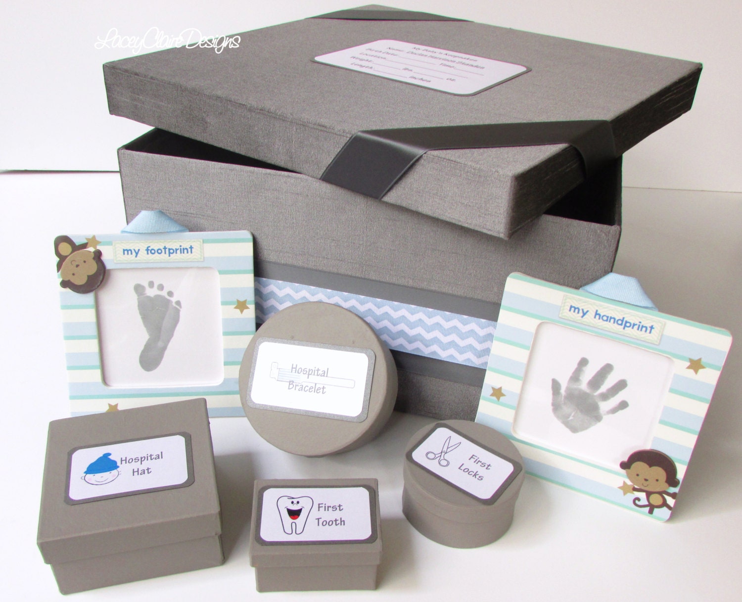 Baby Keepsake Box Baby Shower Box Baby Memory Box Baby