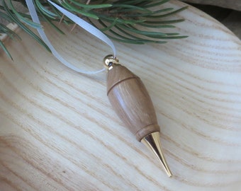 Ornament - Hand Turned Wood - Gambel Oak