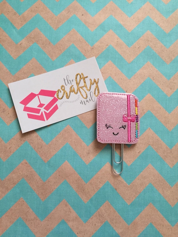 Happy Planner Glitter Planner Clip/Paper Clip/Feltie Clip/Bookmark. Notebook planner clip. Planning planner clip