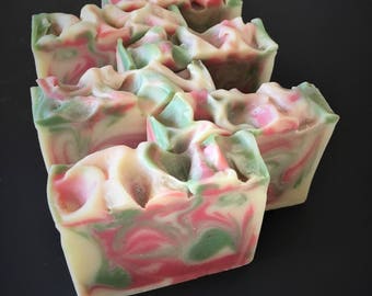 Red Currant & Thyme, Handmade Soap, Soap, Cold Process Soap, Homemade Soap, Soap Bar, Gift for Her, Favors