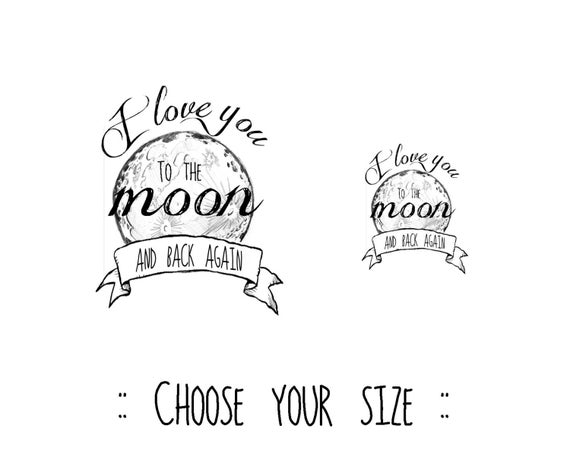 i love you to the moon and back temporary tattoo valentines i love you to the moon and back temporary tattoo valentines