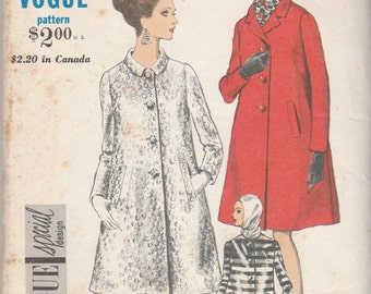 Vogue Special Design 6969 Misses' Coat Bust 32" UNCUT