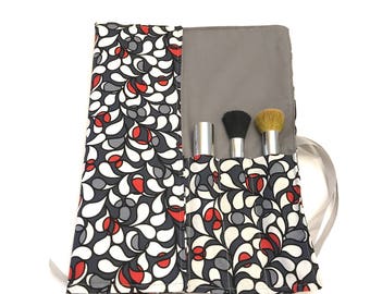 Brush Holder, Makeup Brush Holder, Large Makeup Brush Holder, Makeup Brush Roll, Makeup Brush Organizer, Makeup Brush Case, Travel Gift
