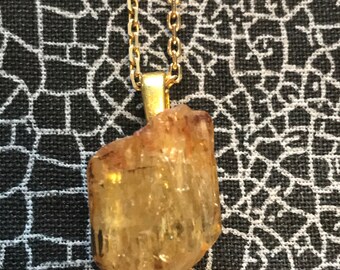 Yellow Apatite Necklace
