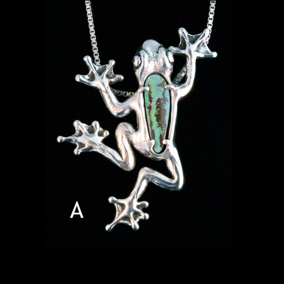 Frog Necklace Tree Frog Pendant Frog Charm Frog Jewelry