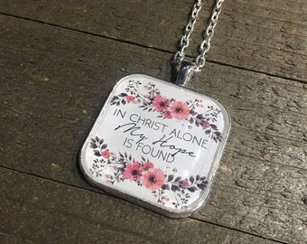 In Christ Alone Pendant