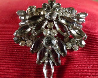 Vintage Rhinestone Brooch
