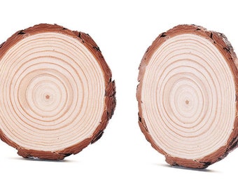 Pine Tree Slices,Wood Slices,Rustic Wedding Decor, home decor, DIY, Woodwork Supplie,mat, coaster,Beautiful texture,Set Of 10 Tree Slices