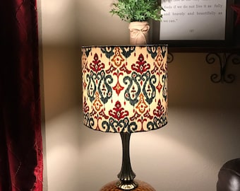 Handcrafted Ikat Lampshade