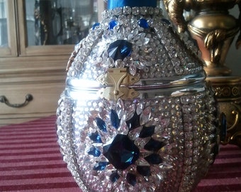 Faberge-Styled Ostrich Egg Purse/Ornament