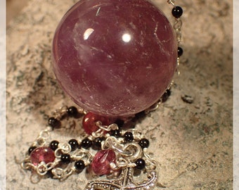 Amethyst dowsing pendulum