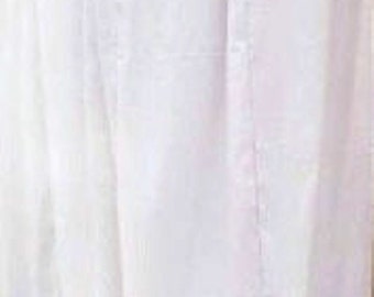 White Shower Curtain Made in USA