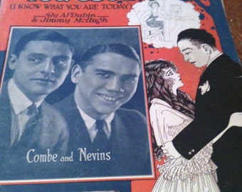 1924 sheet music - I Don't Care What You Used to Be