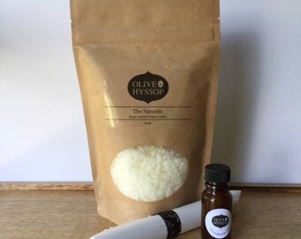 Lavender Vanilla Soy Candle and Beeswax Candle making kit, 50/50 Wax Blend, grandmother gift, birthday gift, unique gift, sister gift