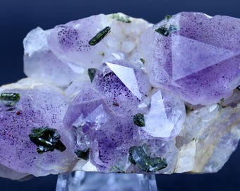 Amethyst with Epidote