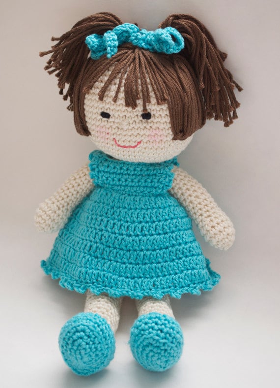 crochet doll amigurumi pattern instant pdf marcy