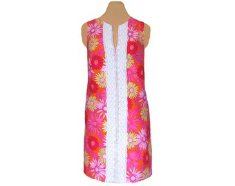 Bright Daisy Shift Dress