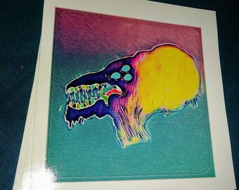 Pumpkinhead Monster Sticker