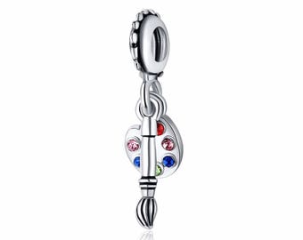 Painters Palette European Bead Charm