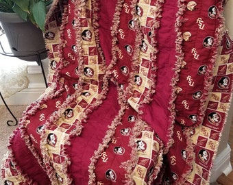 Florida State Seminoles Rag Quilt