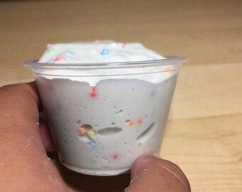 birthday cake slime