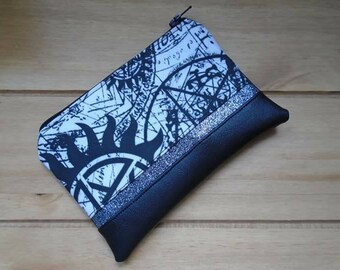 Supernatural leatherette coin purse