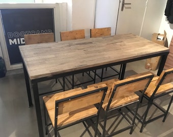 Set table plus 6 chairs