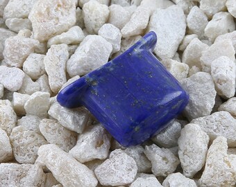 00G (10mm) Lapis Lazuli Stone Oval Labret Plug