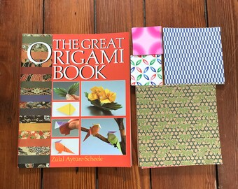 The Great Origami Book and Origami Papers Gift Set