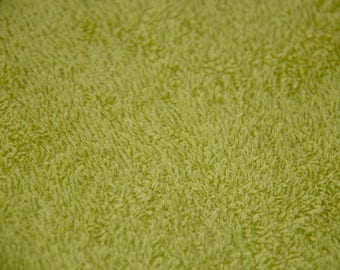 400G 100% COTTON LIME GREEN TERRY CLOTH