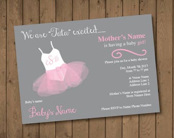 Ballerina / Tutu Baby Shower