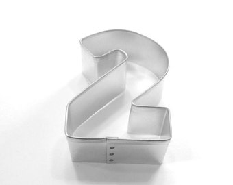 Number 2 Metal Cookie Cutter