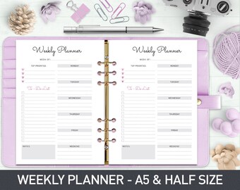 interactive weekly planner