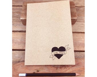 Girl Power Eco Notebook, Jotter, Sketchbook, Journal A5