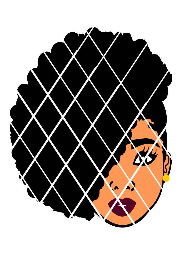 Download Afro puffs svg,Hilda svg, Afro hair,Sistah svg,Silhouette ...