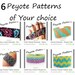6 peyote patterns of Your choice from my shop ! Peyote patterns for bracelets